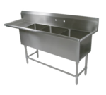 John Boos , 3PB184-1D24L, Sink, (3) Three Compartment