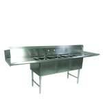 John Boos , DT3PB18244-2D18R, Dishtable, With Potsinks