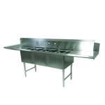 John Boos , DT3PB244-2D24L, Dishtable, With Potsinks