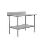 John Boos , ST6R5-36132SSK, Work Table, 121" - 132", Stainless Steel Top