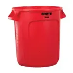 Rubbermaid FG261000RED, Trash Can / Container, Commercial, 10 Gallon, Plastic, Round