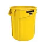Rubbermaid , FG261000YEL, Trash Can / Container, Commercial, 10 Gallon, Plastic, Round