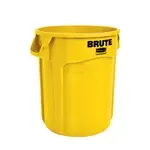 Rubbermaid , FG262000YEL, Trash Can / Container, Commercial, 20 Gallon, Plastic, Round