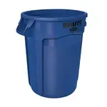 Rubbermaid , FG263200BLUE, Trash Can / Container, Commercial, 32 Gallon, Plastic, Round