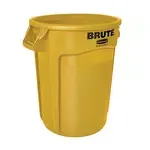 Rubbermaid FG263200YEL, Trash Can / Container, Commercial, 32 Gallon, Plastic, Round
