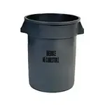 Rubbermaid FG263256GRAY, Trash Can / Container, Commercial, 32 Gallon, Plastic, Black