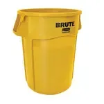 Rubbermaid , FG264360YEL, Trash Can / Container, Commercial, 44 Gallon, Plastic, Yellow