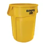 Rubbermaid , FG265500YEL, Trash Can / Container, Commercial, 55 Gallon, Plastic, Round