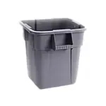 Rubbermaid FG352600GRAY, Trash Can / Container, Commercial, 28 Gallon, Plastic, Square