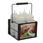 TableCraft Products , SBC4, Condiment Caddy, Countertop Organizer